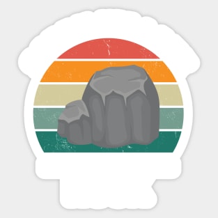 Sorry I'm Late I Saw A Rock, Gift For Rock Collector, Funny Geologist Rock Hounding Sticker